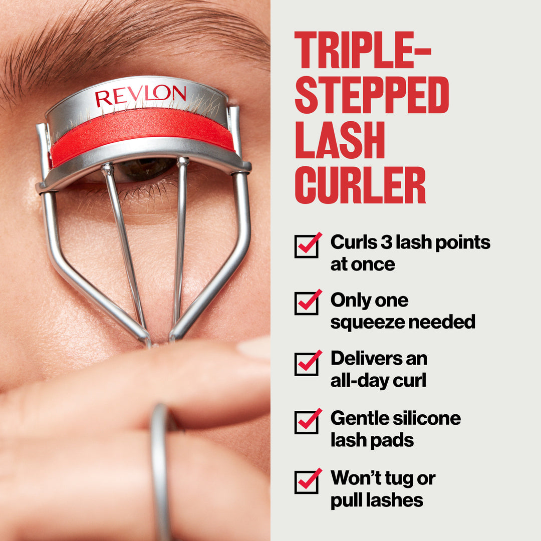 Triple Stepped Lash Curler