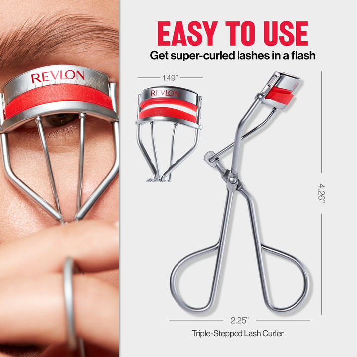 Triple Stepped Lash Curler