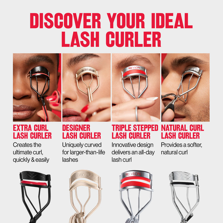 Triple Stepped Lash Curler