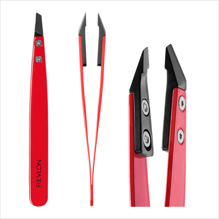 Ceramic Tip Slanted Brow Tweezers