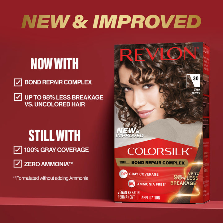 ColorSilk™ with Bond Repair Complex Permanent Hair Dye